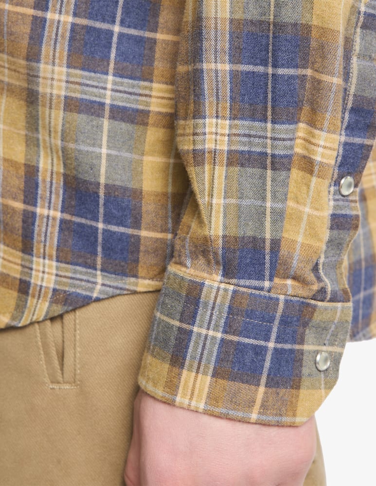 Fay Check flannel shirt - picture 3 Fay Check flannel shirt - picture 3