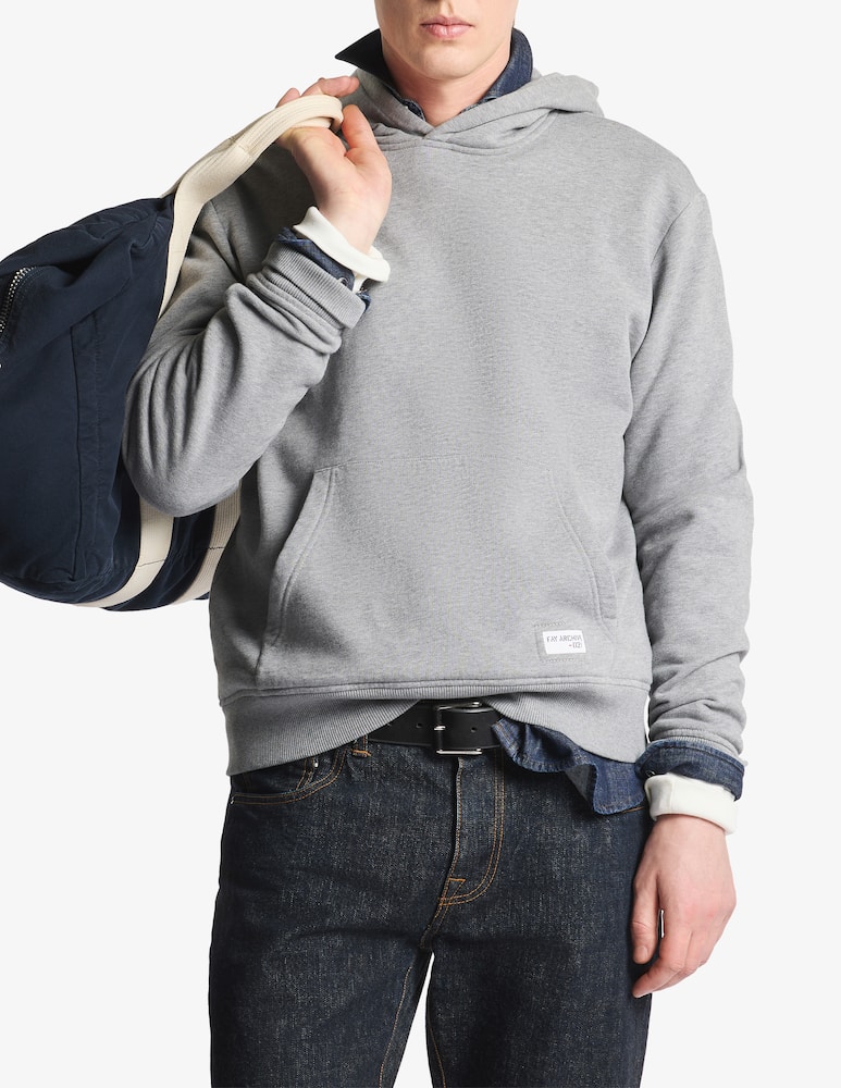 rinascente Fay Washed cotton Fay Archive hoodie