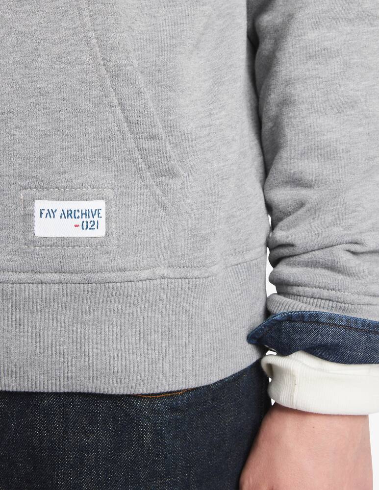 rinascente Fay Washed cotton Fay Archive hoodie