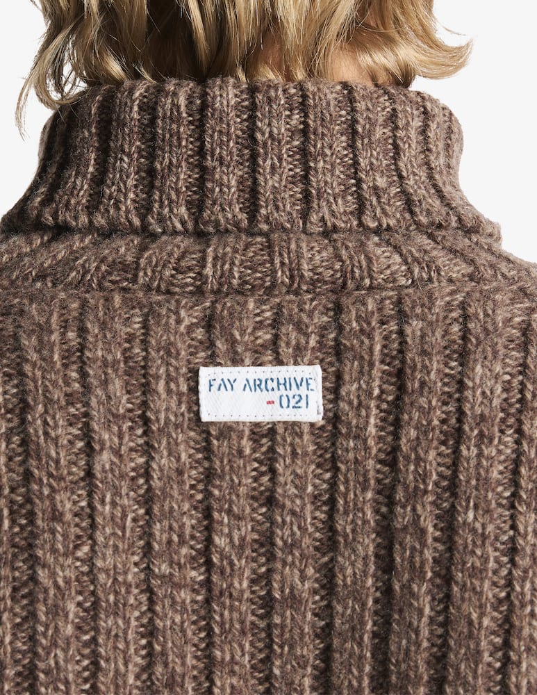 Fay Dolcevita in lana merino - immagine 3 Fay Dolcevita in lana merino - immagine 3