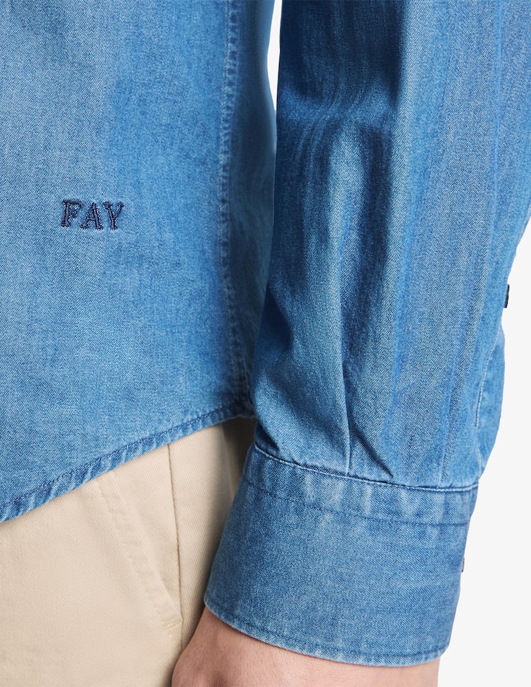 rinascente Fay Camicia regular fit in jeans