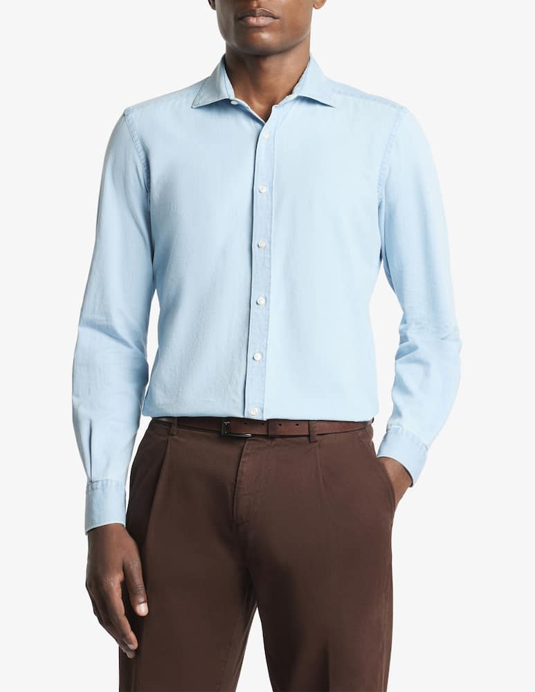 Fay Regular fit denim shirt - picture 1 Fay Regular fit denim shirt - picture 1