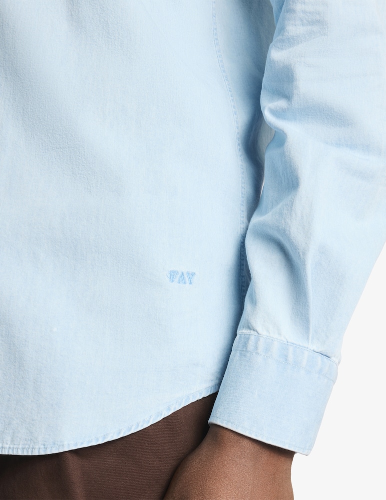 Fay Regular fit denim shirt - picture 4 Fay Regular fit denim shirt - picture 4
