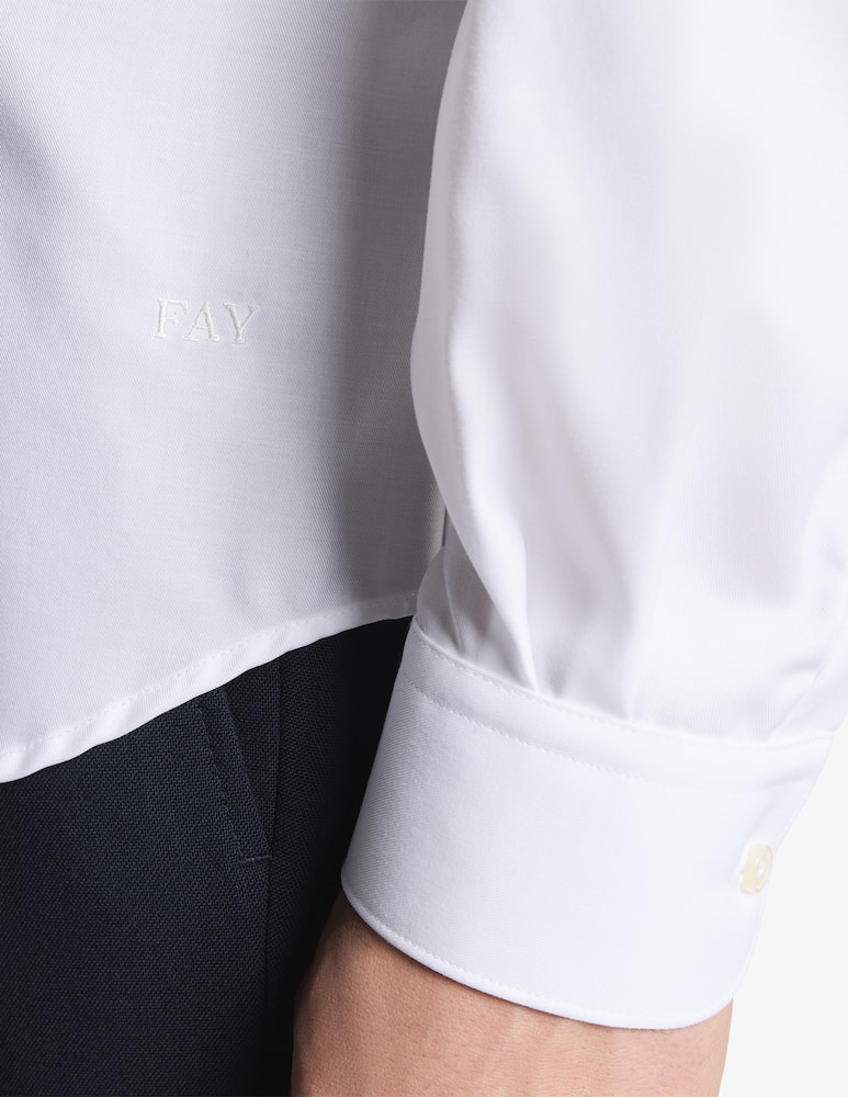 rinascente Fay Regular fit travel cotton shirt