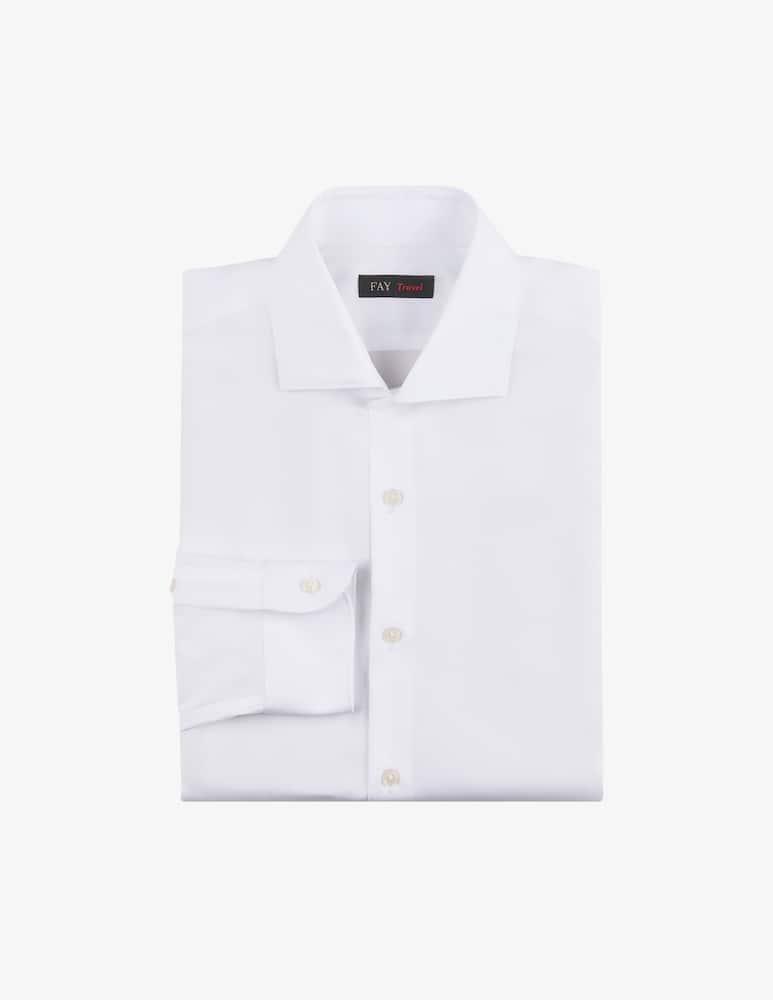 rinascente Fay Regular fit travel cotton shirt