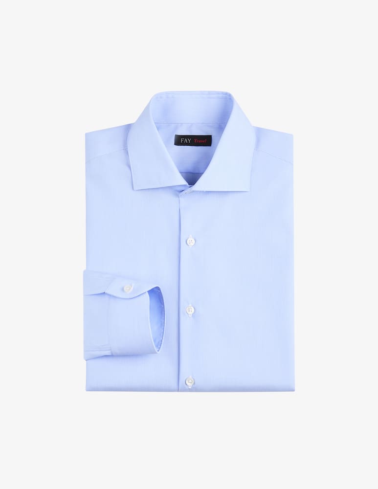 rinascente Fay Camicia regular fit in cotone travel