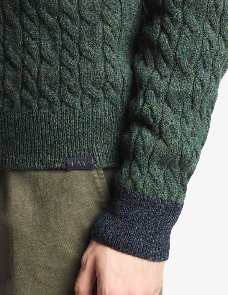Fay Wool crewneck jumper - picture 4 Fay Wool crewneck jumper - picture 4