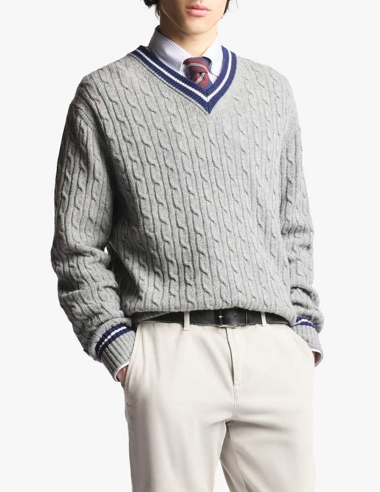 Fay Maglia scollo a v in lana - immagine 1 Fay Maglia scollo a v in lana - immagine 1