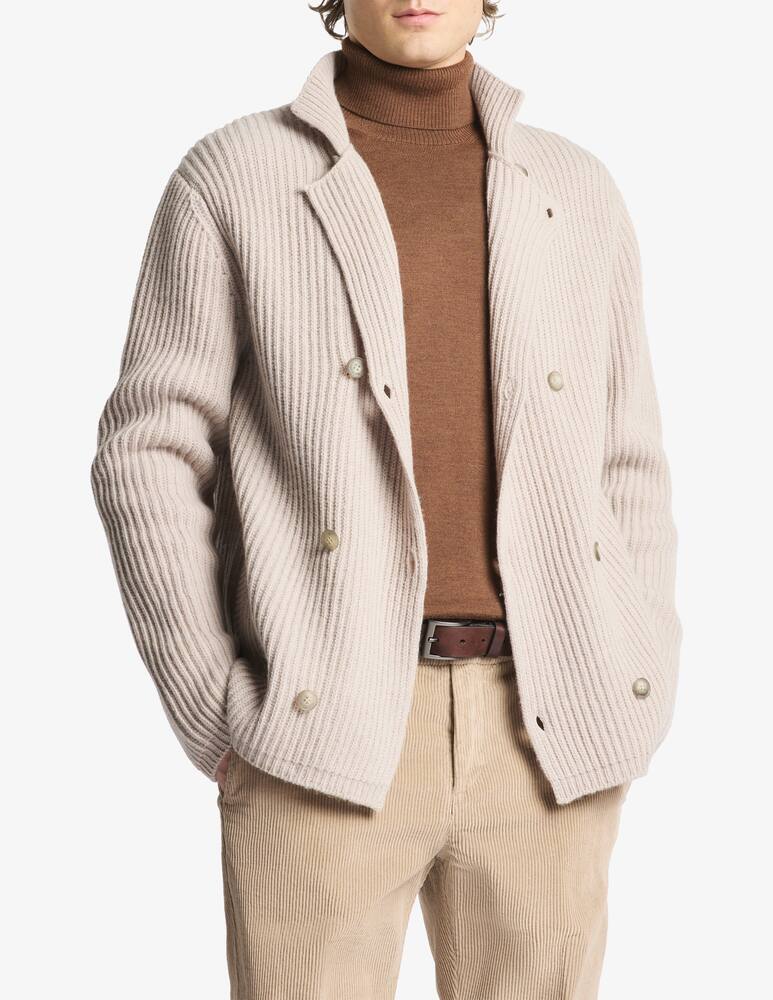 rinascente Fay Cardigan doppiopetto in lana lavorata