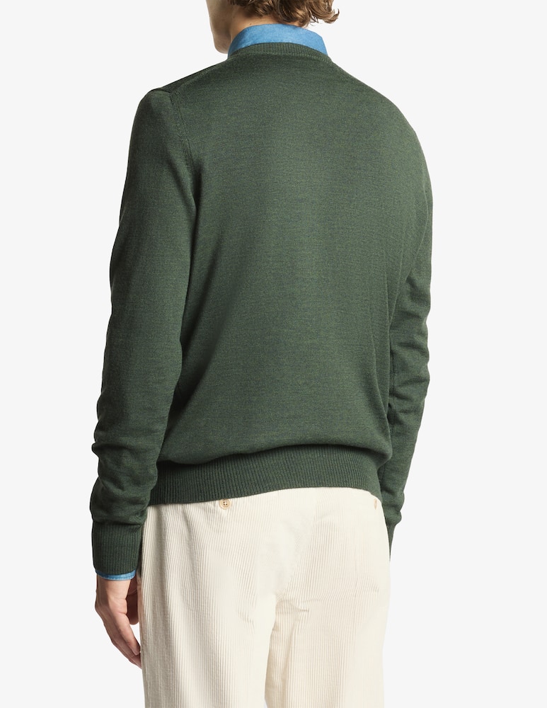 Fay Merino wool crewneck jumper - picture 3 Fay Merino wool crewneck jumper - picture 3