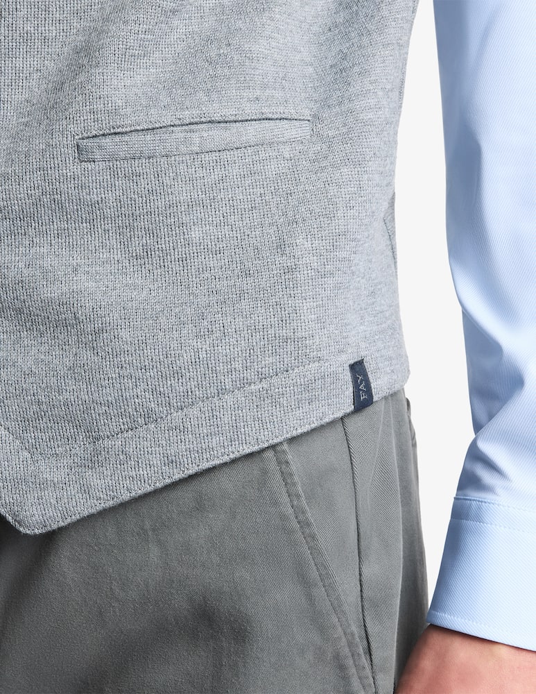 rinascente Fay Gilet in lana merino lavorata a maglia