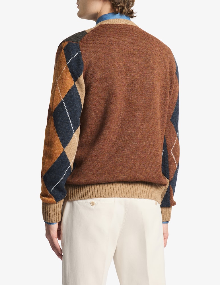 Fay V-neck wool jumper - picture 3 Fay V-neck wool jumper - picture 3