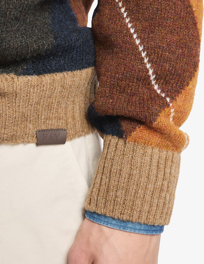 Fay V-neck wool jumper - picture 4 Fay V-neck wool jumper - picture 4