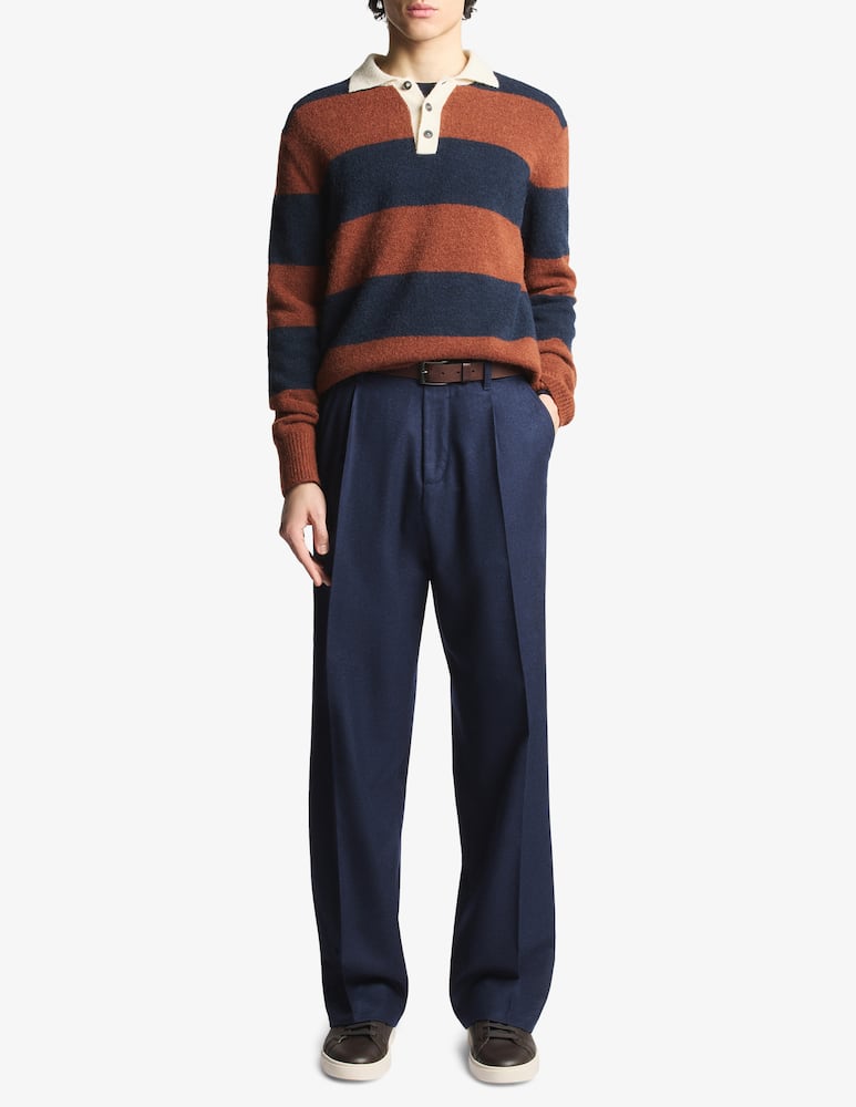 Fay Wool flannel overfit trousers - picture 2 Fay Wool flannel overfit trousers - picture 2