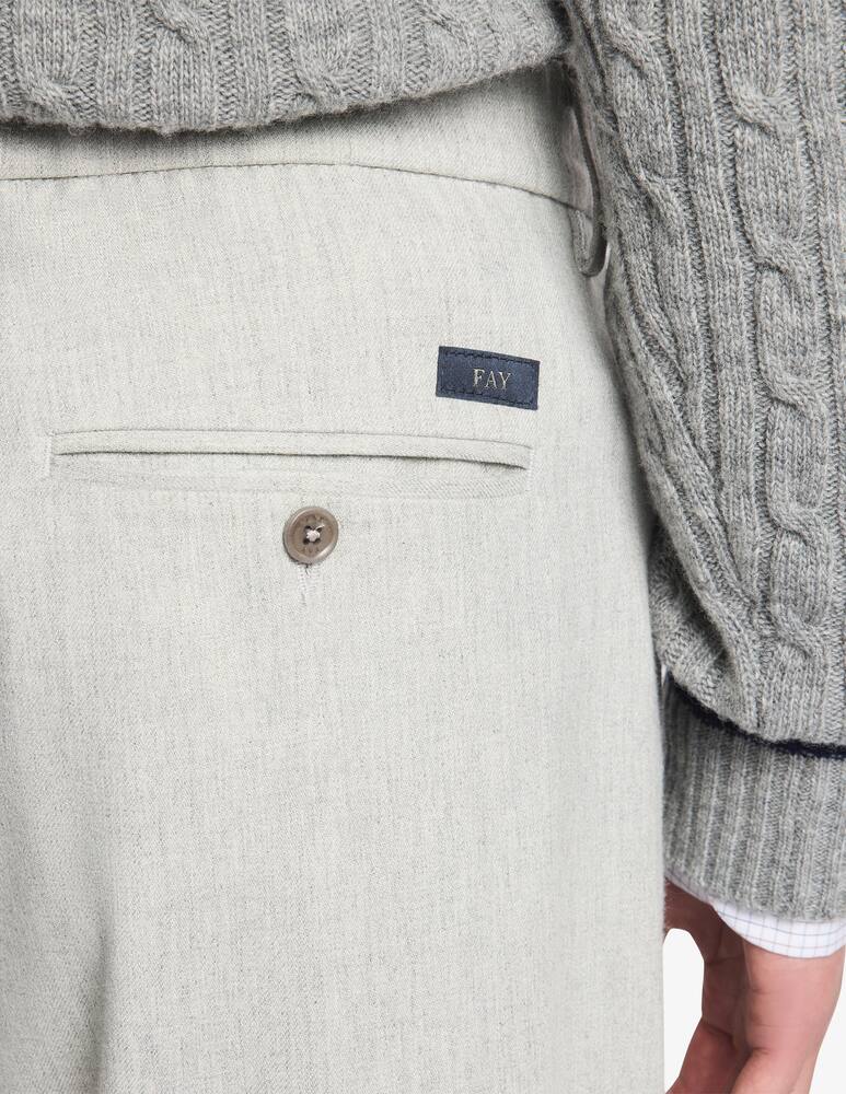 Fay Pantaloni in flanella stretch - immagine 4