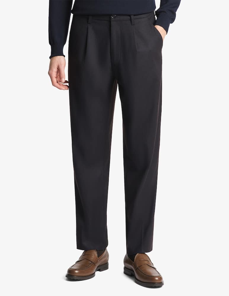 Fay Pantaloni regular fit in flanella - immagine 1