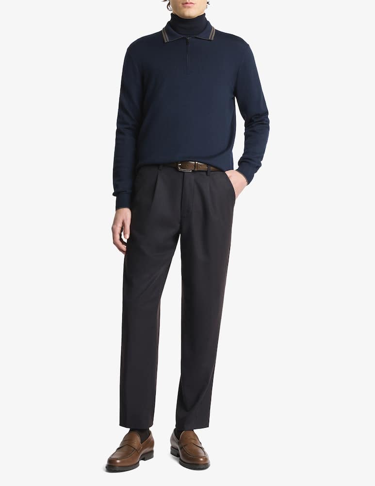 Fay Pantaloni regular fit in flanella - immagine 2