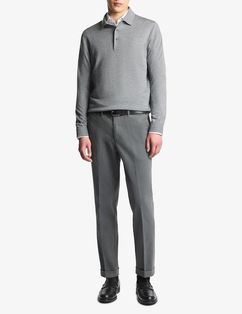 Fay Pantaloni slim fit in gabardina - immagine 2 Fay Pantaloni slim fit in gabardina - immagine 2