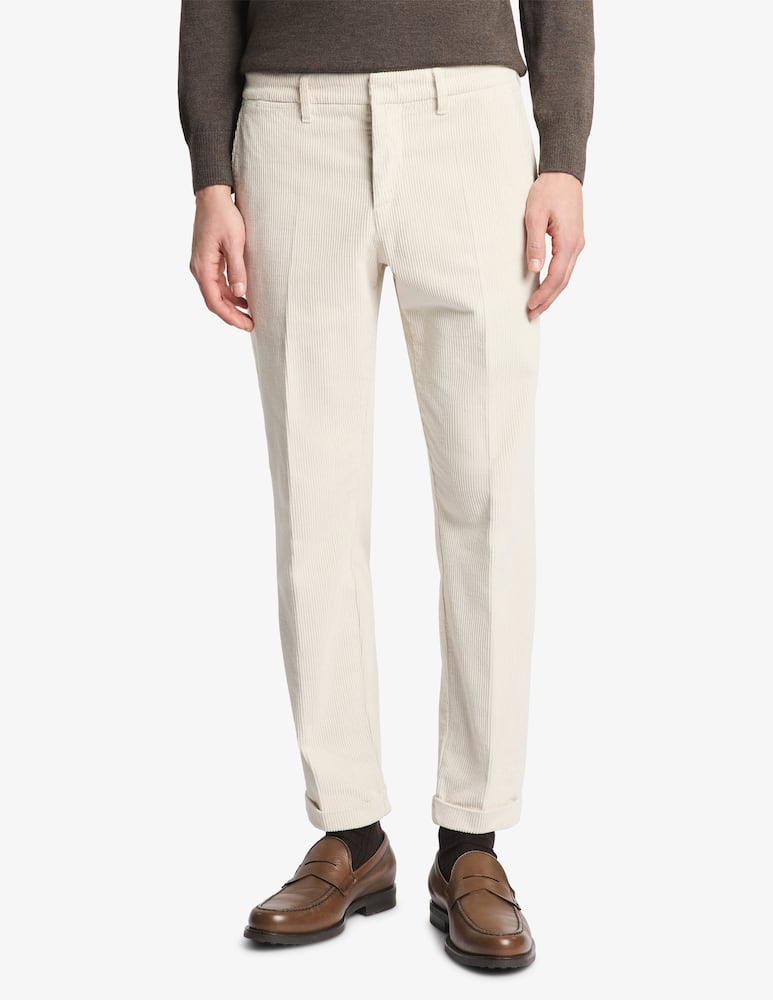 Fay Pantaloni slim fit in velluto costa - immagine 1