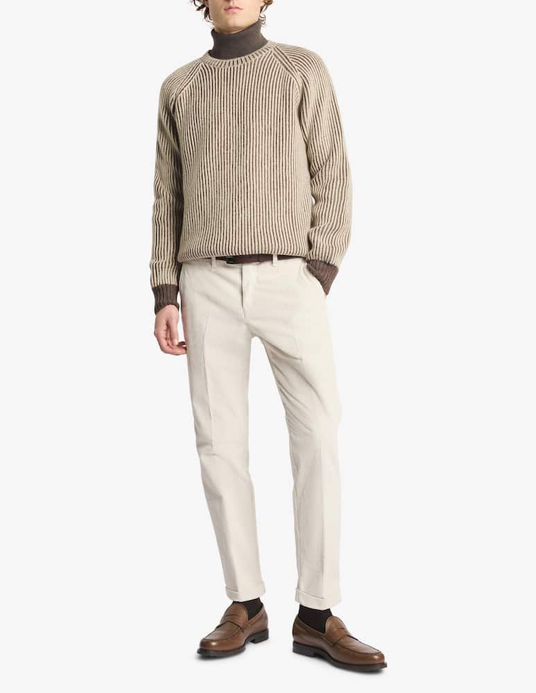 Fay Pantaloni slim fit in velluto costa - immagine 2