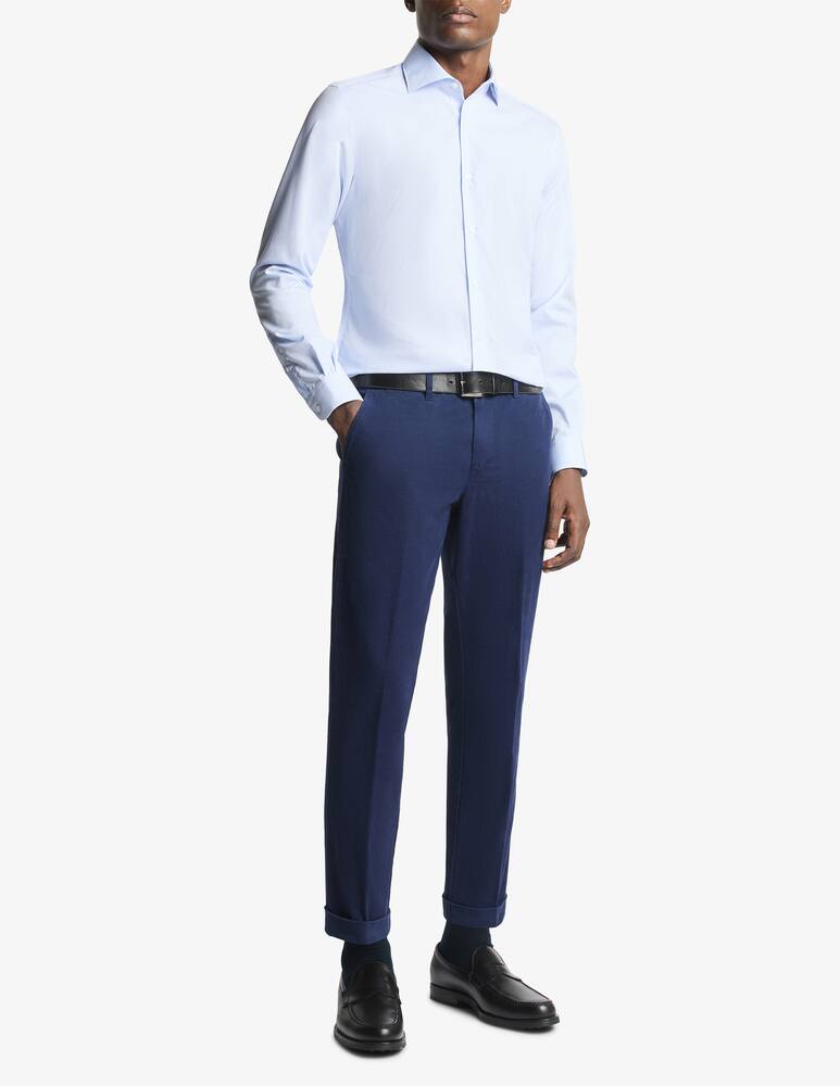 rinascente Fay Slim fit cotton gabardine trousers