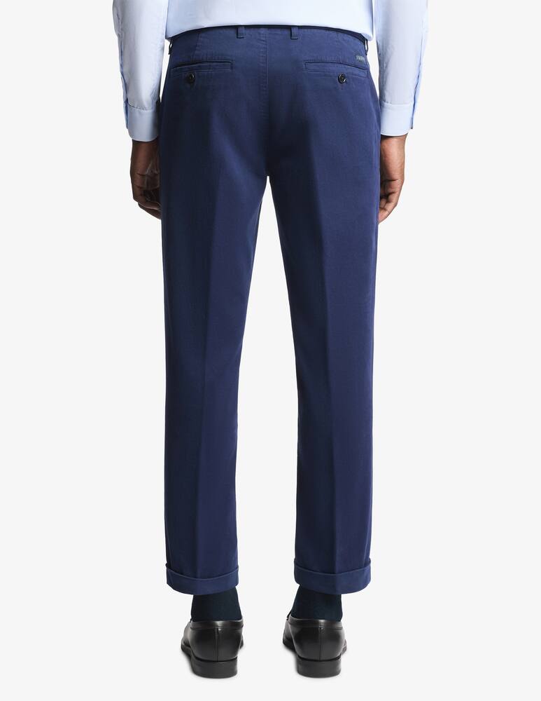 rinascente Fay Slim fit cotton gabardine trousers