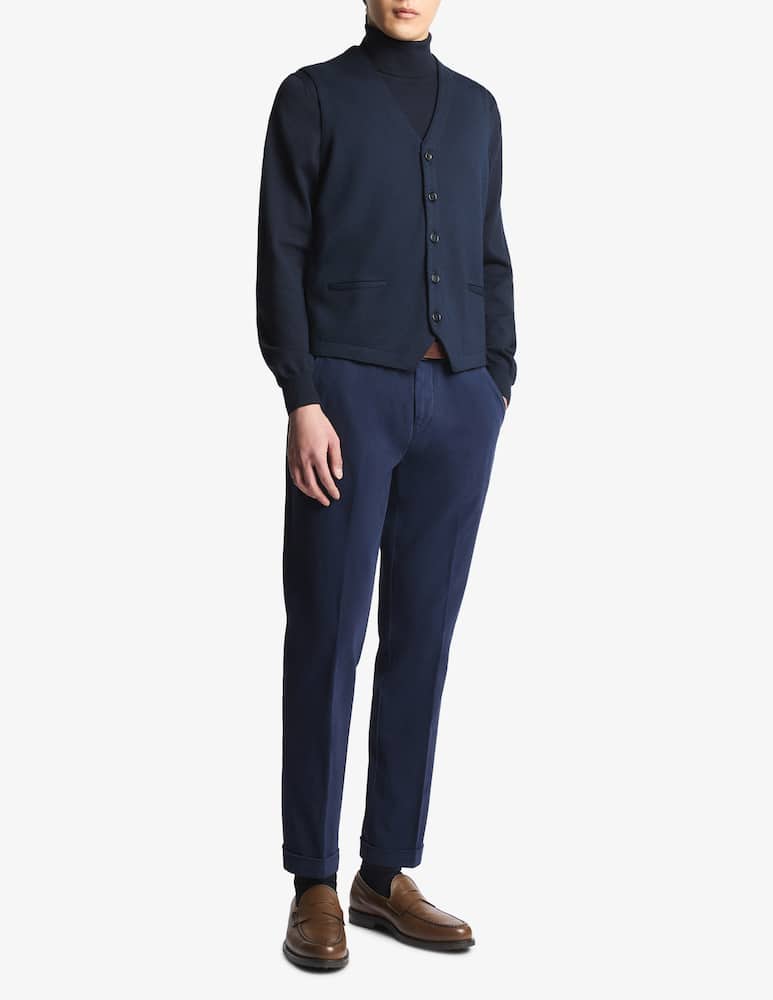 Fay Slim fit cotton twill trousers - picture 2 Fay Slim fit cotton twill trousers - picture 2