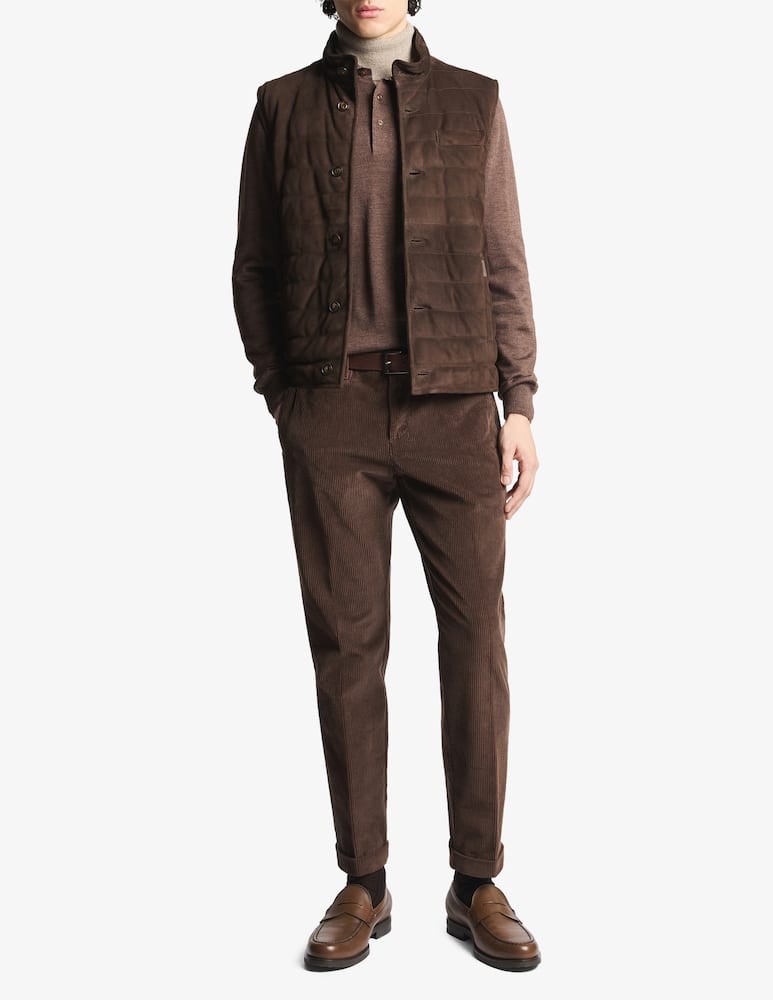 Fay Pantaloni slim fit in velluto a coste - immagine 2