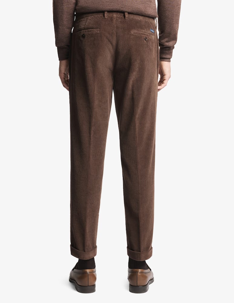 Fay Pantaloni slim fit in velluto a coste - immagine 3