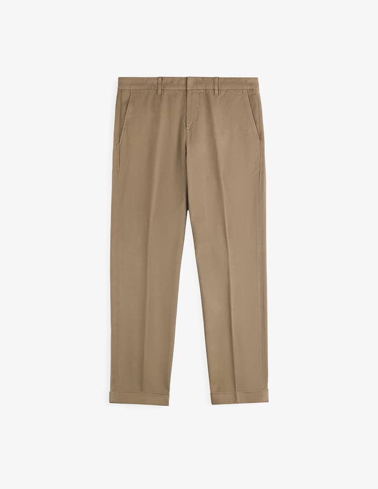 rinascente Fay Slim fit cotton twill trousers