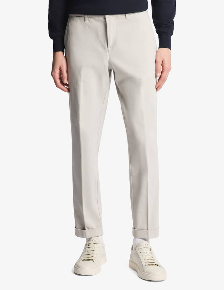Fay Slim fit cotton twill trousers - picture 1 Fay Slim fit cotton twill trousers - picture 1