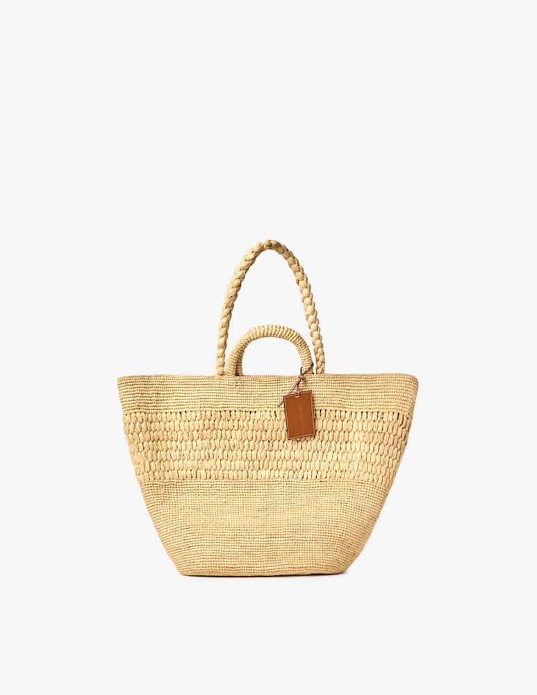rinascente Manebì Shopper in rafia Fiji