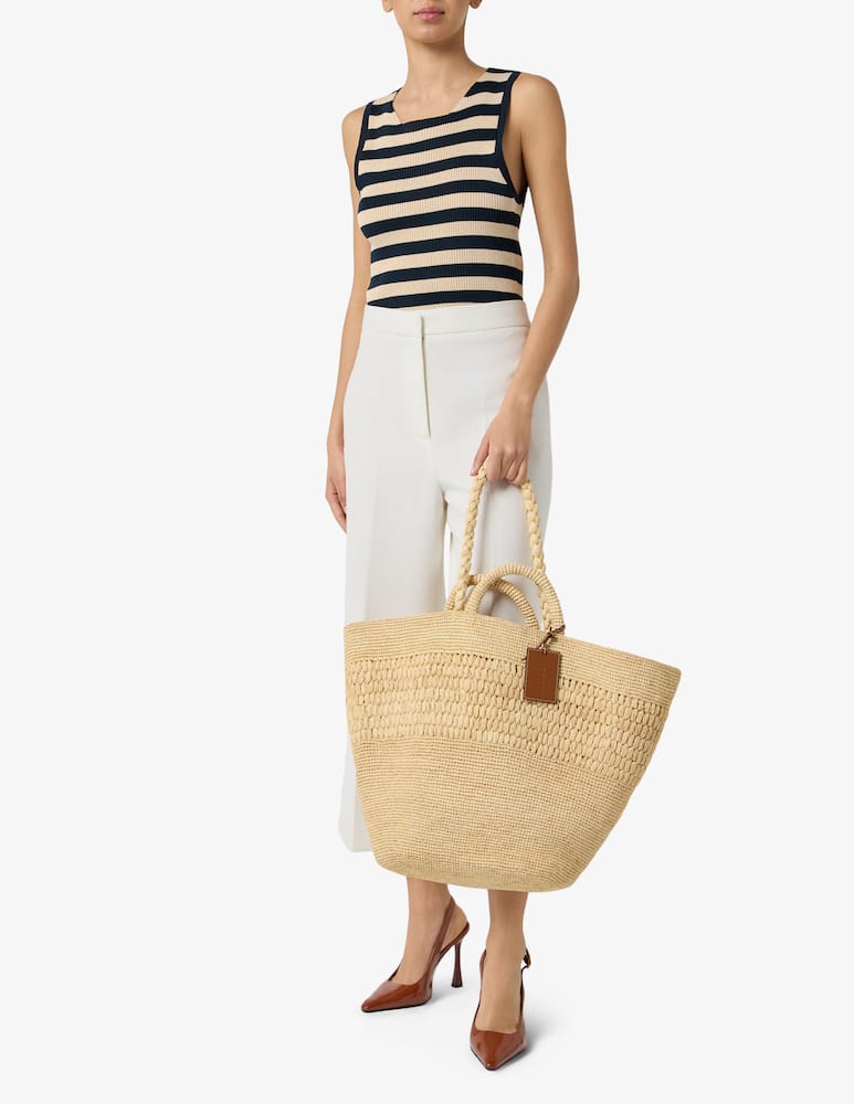 rinascente Manebì Shopper in rafia Fiji