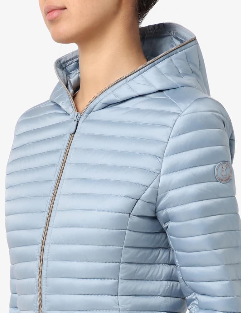 rinascente Save The Duck Giacca lucida con cappuccio Alexa