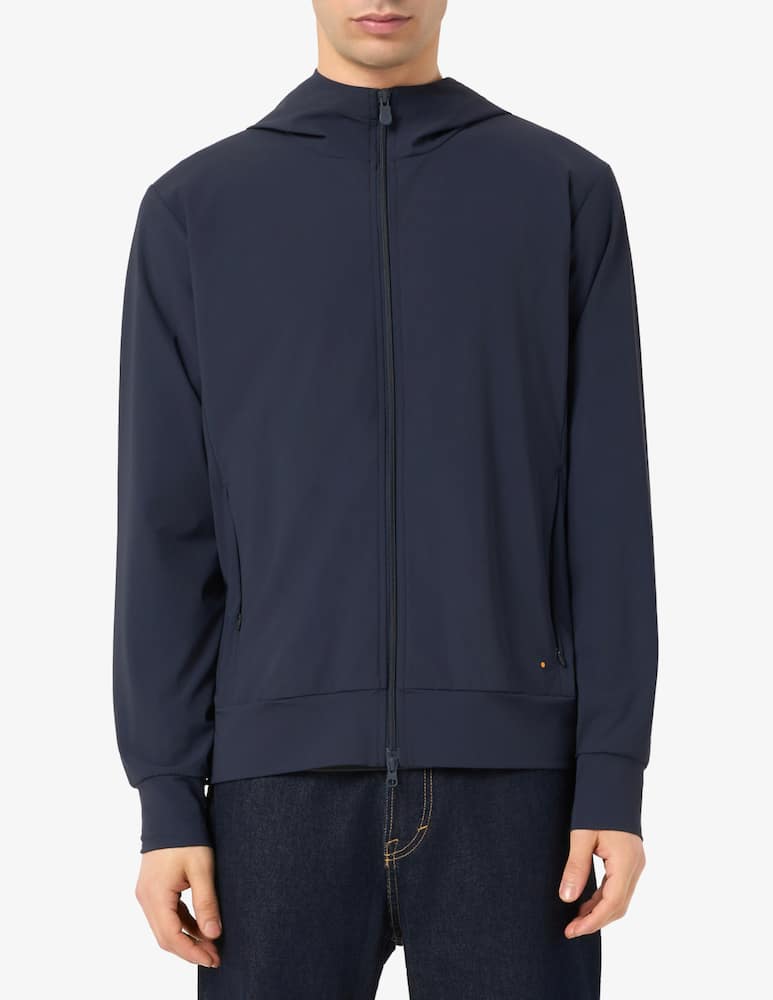 rinascente Save The Duck Hooded zip nylon sweatshirt