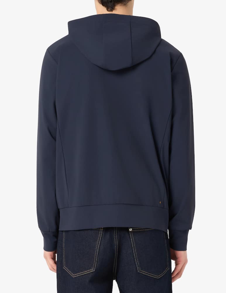 rinascente Save The Duck Hooded zip nylon sweatshirt