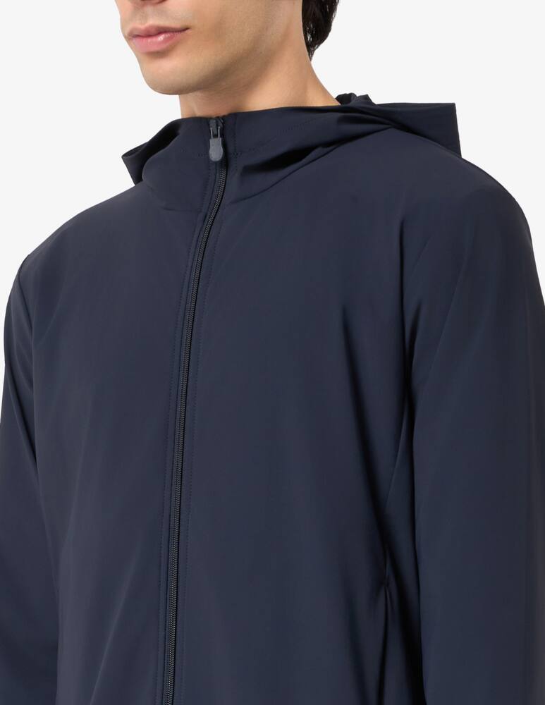 rinascente Save The Duck Hooded zip nylon sweatshirt