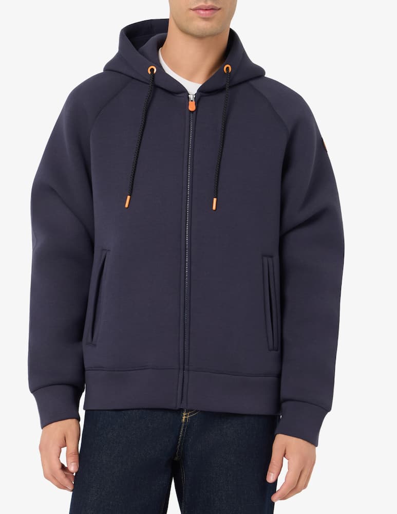 Save The Duck Felpa con zip e cappuccio - immagine 1