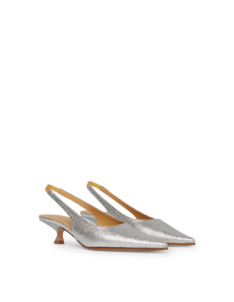 rinascente MM6 Maison Margiela Glitter slingback