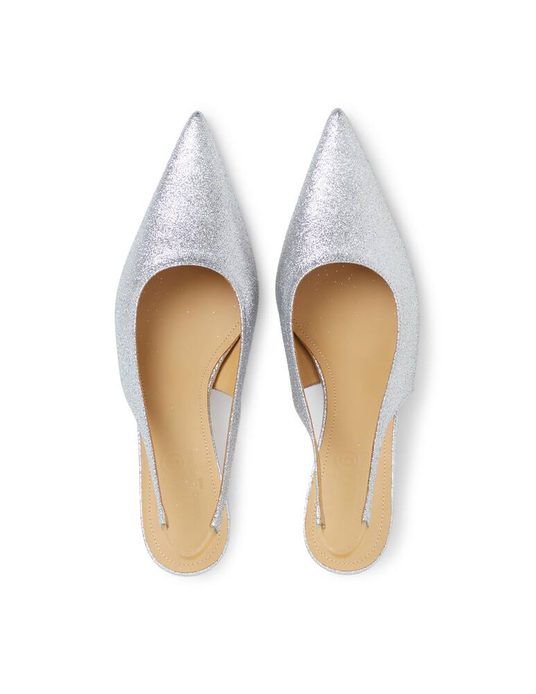 rinascente MM6 Maison Margiela Glitter slingback