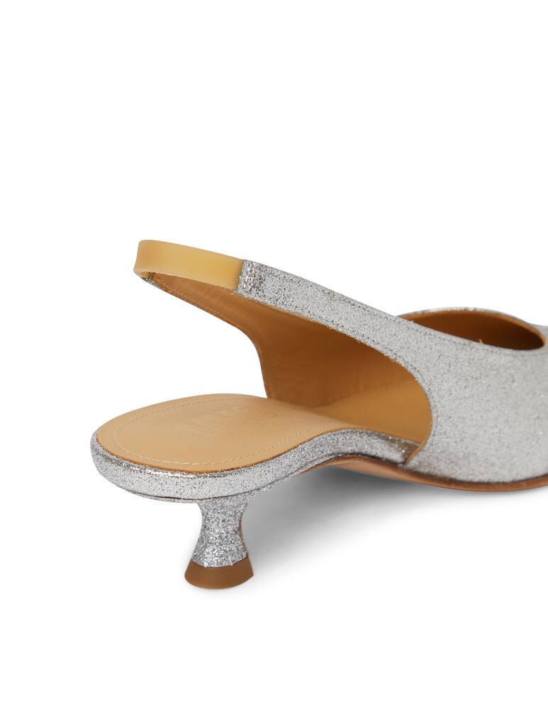 rinascente MM6 Maison Margiela Glitter slingback