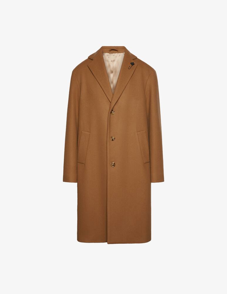 rinascente Lardini Cappotto monopetto con rever classico e foderato