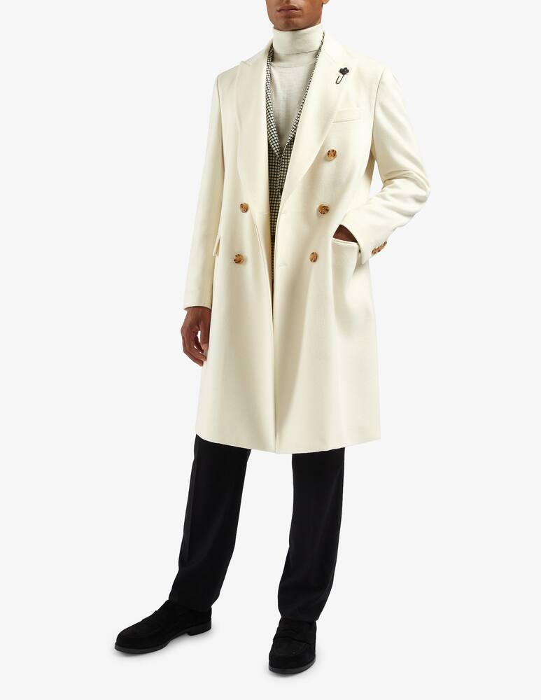rinascente Lardini Cappotto doppiopetto con rever classico e foderato
