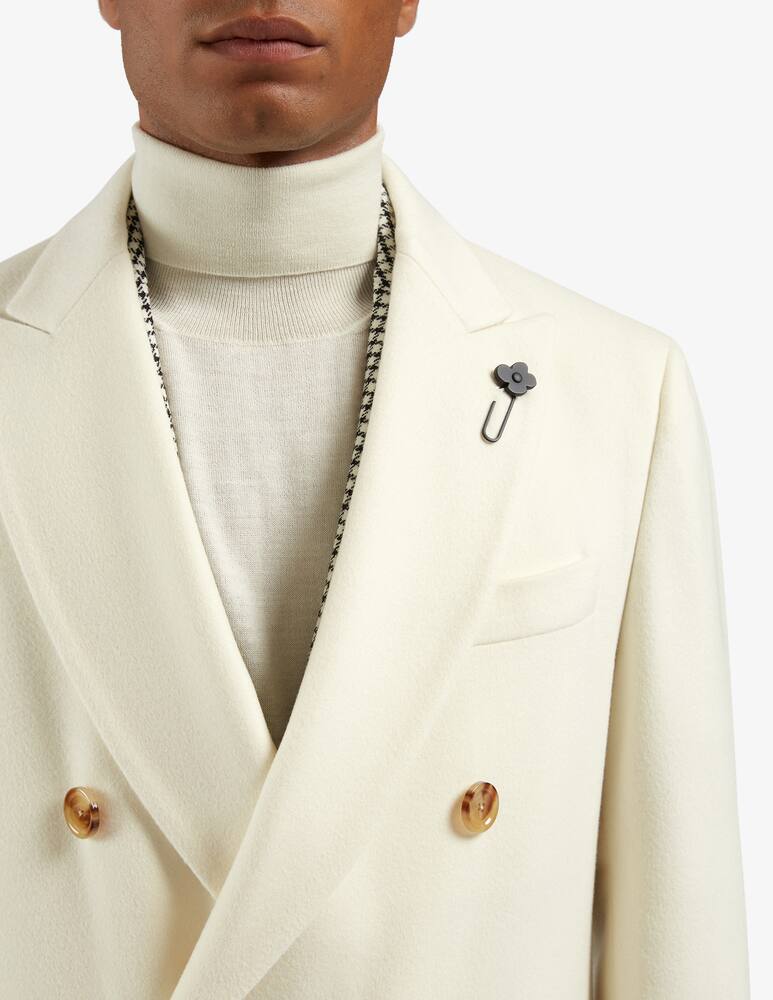 rinascente Lardini Cappotto doppiopetto con rever classico e foderato