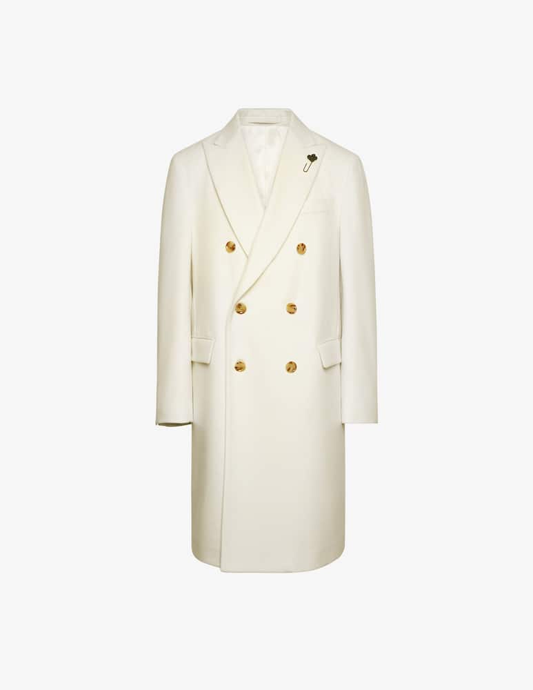 rinascente Lardini Cappotto doppiopetto con rever classico e foderato