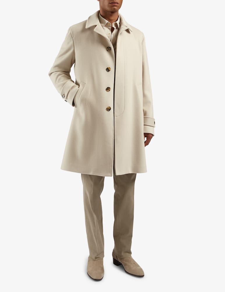 rinascente Lardini Trench foderato con tasche oblique a filetto