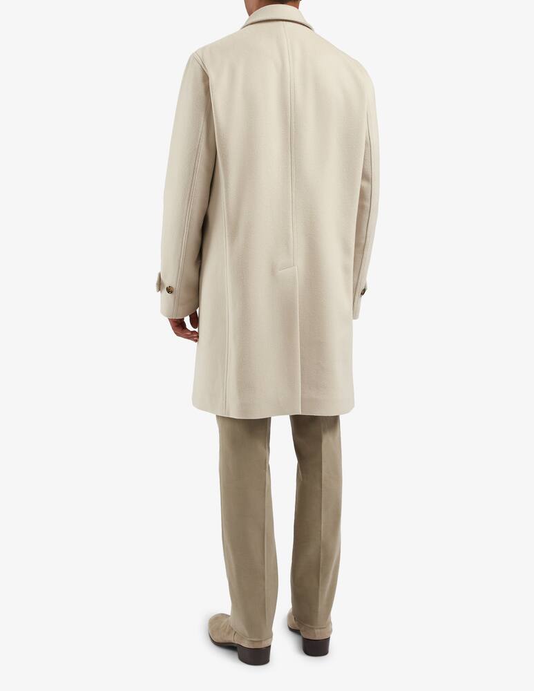 Lardini Lined duster coat with slanted welt pockets - picture 3 Lardini Lined duster coat with slanted welt pockets - picture 3