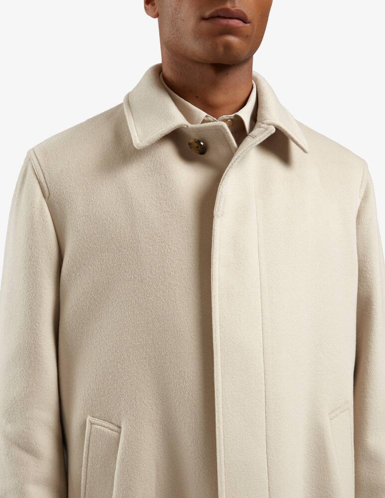Lardini Lined duster coat with slanted welt pockets - picture 4 Lardini Lined duster coat with slanted welt pockets - picture 4