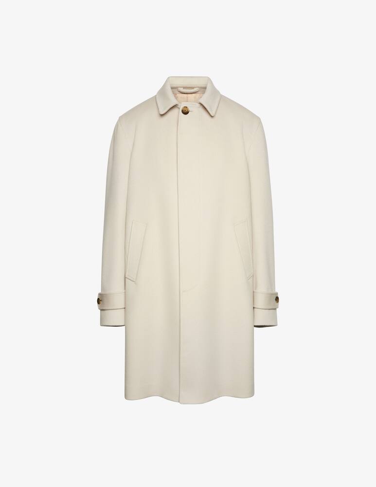 Lardini Lined duster coat with slanted welt pockets - picture 5 Lardini Lined duster coat with slanted welt pockets - picture 5