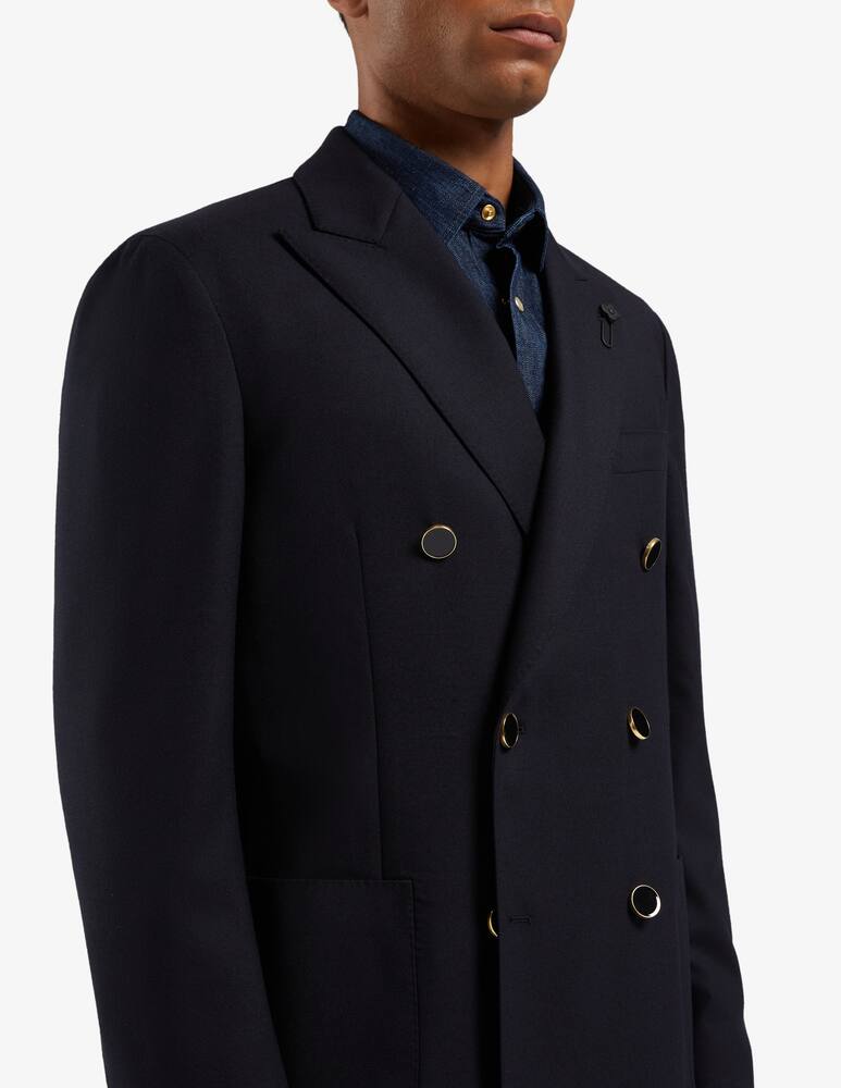 Lardini Double breasted Jacket with 6 buttons and peak lapel - picture 4 Lardini Double breasted Jacket with 6 buttons and peak lapel - picture 4